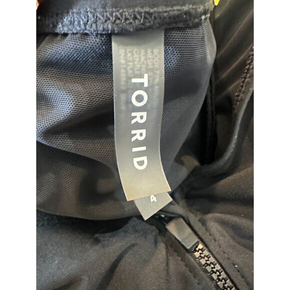 Torrid Corset Shape Swim One Piece Black Wire Free Swimsuit Plus Size 4X 4 - Picture 5 of 12